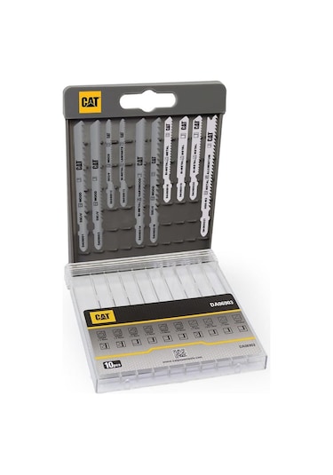 Cat Da06903 10 Parça Profesyonel Metal/ahşap Hassas/kaba Kesim Dekupaj Testere Ucu