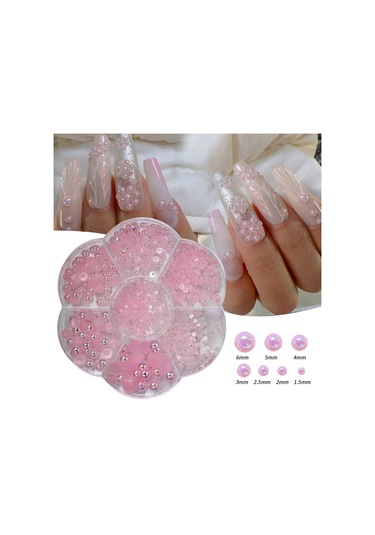 Nail Art İnci Dıy Reçine - Pembe