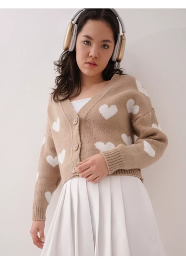 La La Fa Kısa Kapüşonlu Kazak 198946851