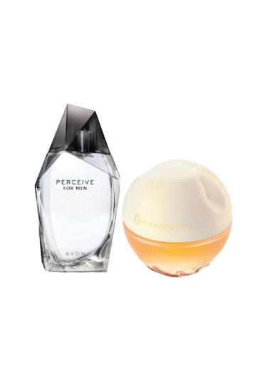 Avon Incandessence Kadın Parfüm EDP 50 ML + Avon Perceive Erkek Parfüm EDT 100 ML