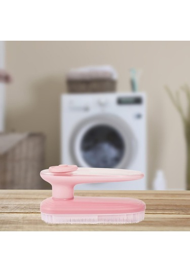 Homyl Temizleme Fırçası Yumuşak Kıllar Ayakkabı Fırçalama Pembe