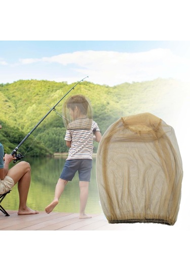 Homyl Yürüyüş Tırmanışı Açık Için Kafa Net Mesh Bej Bej