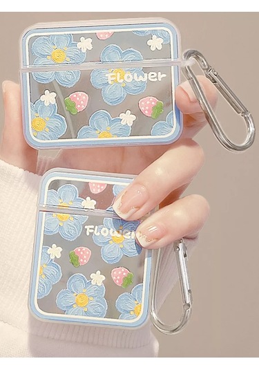 Cronax Airpods Uyumlu Pro2 Kulaklık Kılıfı Silikon Karabinalı 260867664 Açık Mavi