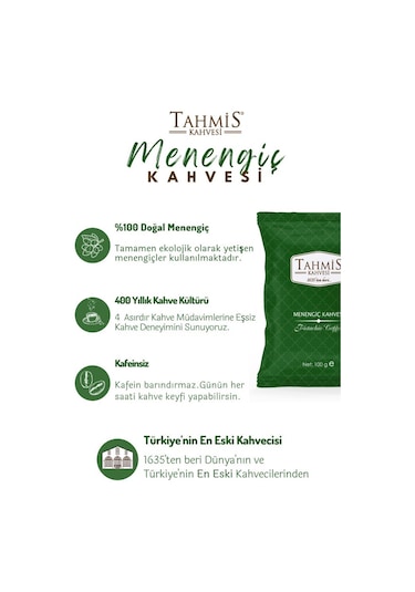 Tahmis Kahvesi Sütlü Toz Menengiç Kahvesi 3 x 100 G