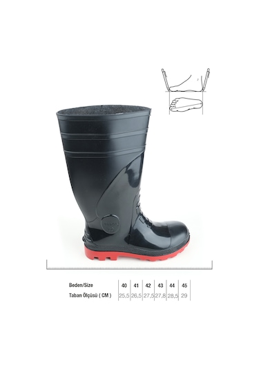 Gezer Kışlık Erkek Çelik Burun Çizme Lacivert