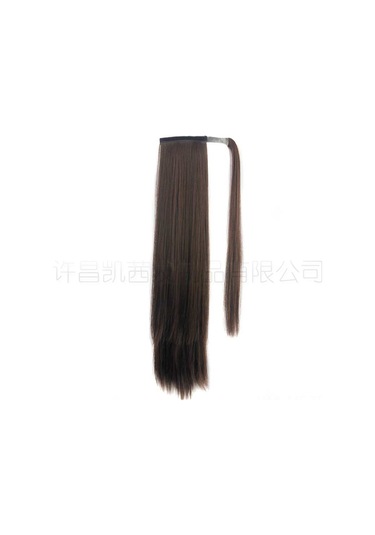 Mufunye Yapışkanlı Sentetik At Kuyruğu Peruk - Kolay Kullanım Ve Doğal Görünüm