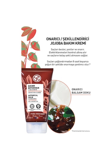 Yves Rocher Baume Botanique Jojoba Onarıcı Şekillendirici Bakım Kremi 150 ML