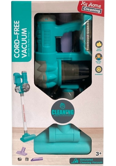 Pilli 6 Farklı Fonksiyonlu Dikey Oyuncak Süpürge