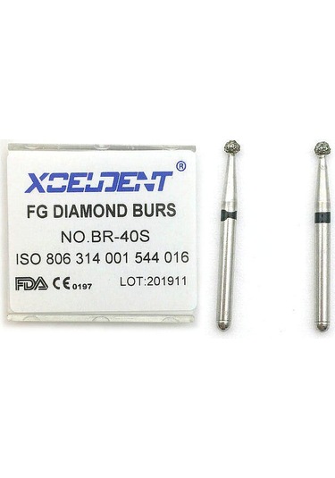10 Adet Fg 1.6mm Elmas Burs Diş Yüksek Hızlı Matkaplar Süper Kaba Diş Parlatma Ürünü Diş Laboratuvarı Br-40s