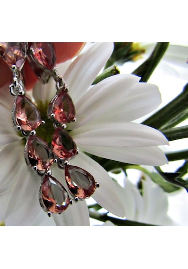 Gümüş Damla Zultanit Taşlı Kadın Küpesi