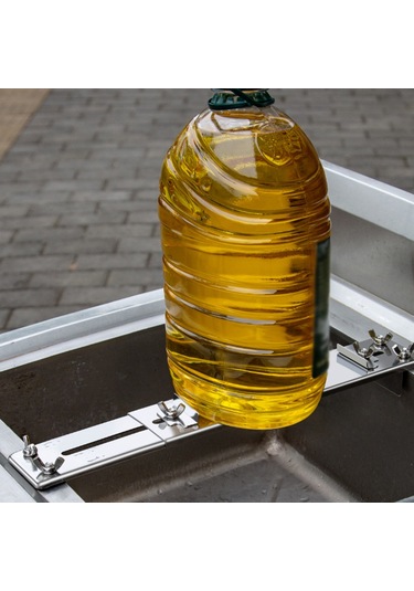 Moveevo 90-250mm Taşlama Taşı Tutucu, Kaymaz Tasarım, Paslanmaz Çelik, 305-450mm Lavabo Uyumlu