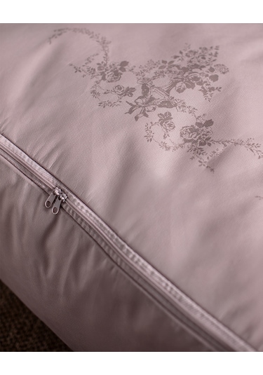 Madame Coco Çiçek Desen Baskılı Hurç - Pudra - 64x41x35 Cm Pudra