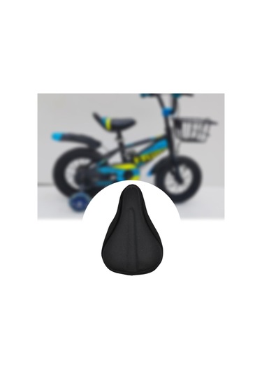 Suntek Çocuk Bisikleti Koltuk Minderi Örtüsü Bisiklet Sele Siyah