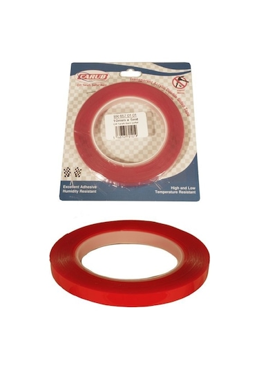Tp Çift Taraf Bant Seffaf Silikonlu Tip 10mm X 5 Mt.