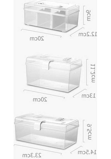Tongxida Stil Taşınabilir Sones Saklama Plastik Kutusu, Küçük İlaç Ev Ayrı Dg Std Std