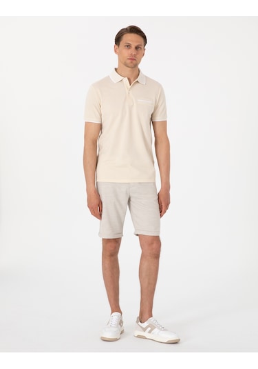 Pierre Cardin Erkek Bej Şort / Bermuda 50305677-vr011 Bej