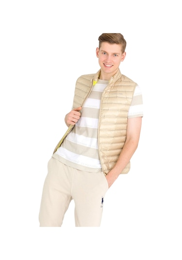 U.S. Polo Assn. Erkek Yelek 1585380 Taş