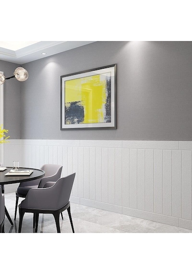 3d Lambiri Tahta Model 70x500cm Kendinden Yapışkanlı Duvar Kağıdı Esnek Köpük Panel Nw43 70x500cm