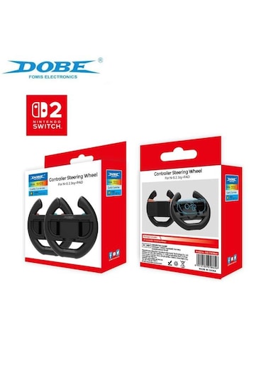 Nintendo Switch 2 Direksiyon İkili Paket Siyah Nintendo Switch 2 Wheel
