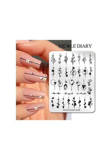 Nicole Diary Metal Stampa Tabakası X006 56253
