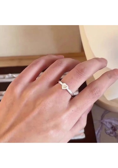 Kadınlar İçin Özel Olarak Tasarlanmış Benzersiz Düz Bantlı Yüzük No.28 Çok Renkli