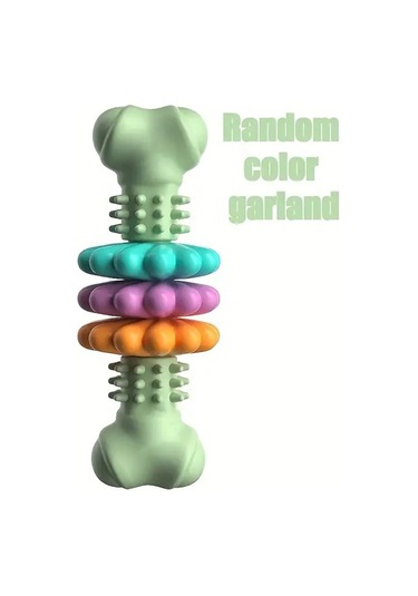 Elmpaly Yeşil Kemik: Küçük Ve Orta Boy Köpekler İçin Süper Dayanıklı Diş Temizleyen Çiğneme Oyuncak