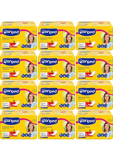 Canped Mesane Pedi Büyük Boy L 12 x 10'Lu 120 Adet