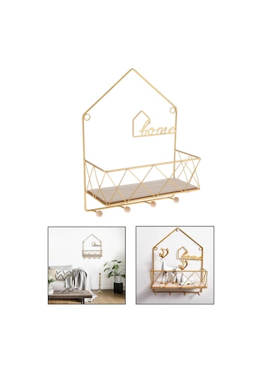 Suntek Demir Yüzer Raflar Mutfak Banyo Duvara Monte 36x28x12cm