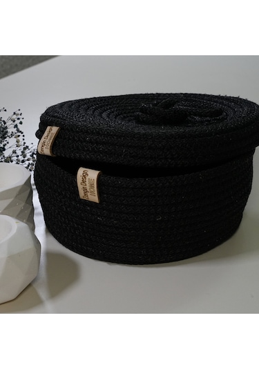 Zengin Design Home Zengin Supla Ekmek Sepeti Siyah