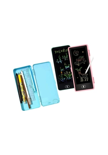 Lcd Dokunmatik Ekranlı Kalemlik Pembe