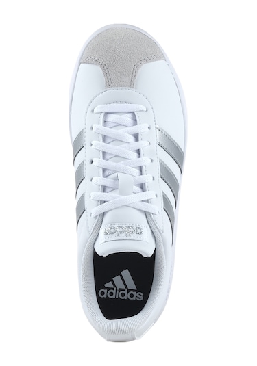 Adidas Vl Court Base Beyaz Kadın Sneaker 000000000101909426 Beyaz - Gümüş
