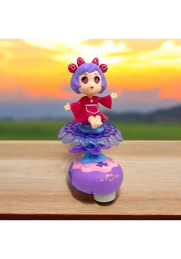 Rotate Petal Girl Işıklı Müzikli Haraketli Oyuncak