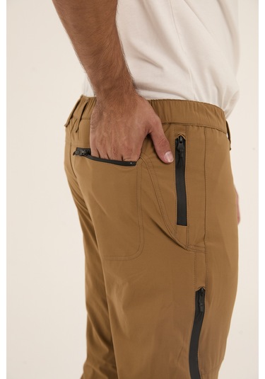 Camp531 Outdoor Tactical Su İticili Likralı Yazlık Erkek Taktik Pantolon Hardal