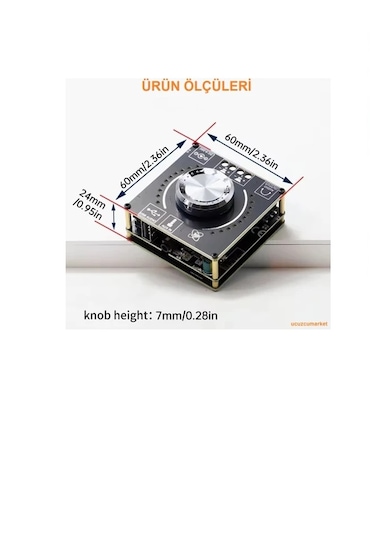 Bluetooth 5.1 100w+100w 2.0 Kanal Dijital Hifi Stereo Ses Amplifikatörü Usb+aux