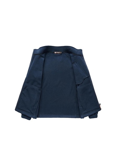 Yeni Polar Astarlı Ve Kalınlaştırılmış Erkek Sıcak Polar Ceket Gri