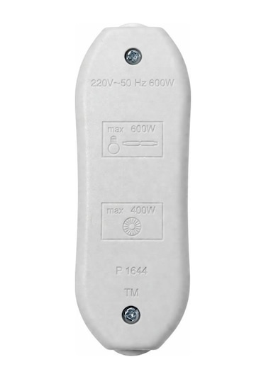 Şahnet Dimmer Arapuar Anahtarı Beyaz Abajur Işık Ayar Anahtarı