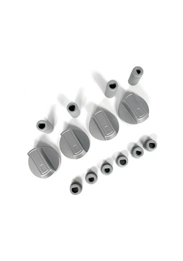 Holdgrade Fırın İçin Evrensel Saplar Seti 4 Parça Gümüş 100664072