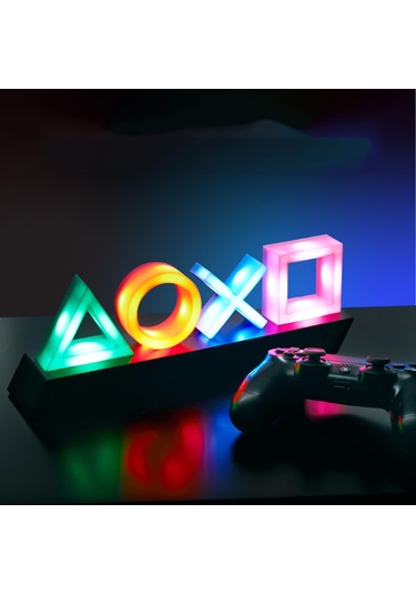 Leezsing Xo Oyun Simge Stili Ambiyans Lambası - Usb Şarjlı, 3 Aydınlatma Modu, Renkli Gradyan Ve Müzik Etkileşimi İle Odanı Parlatın Siyah, Logo Yok Siyah
