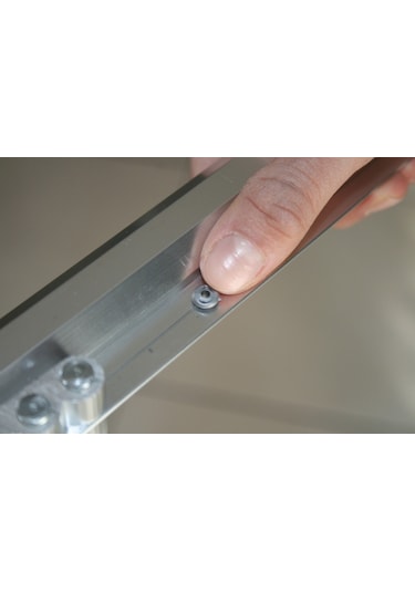 Asvera - %100 Alüminyum Balkon Çamaşırlığı - %100 Alüminyum - Tekli Kutu - 2 Kol - Gri