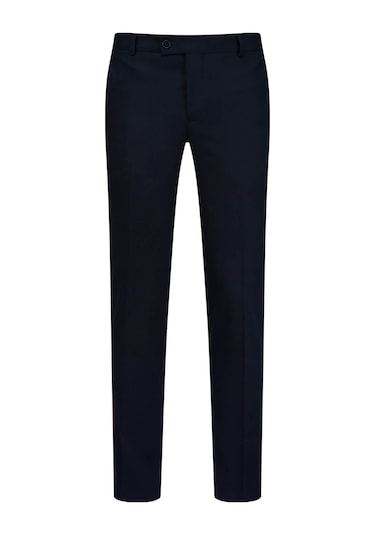 Hatemoğlu Lacivert Regular Fit Yandan Cepli Kumaş Pantolon 2963520 Lacivert