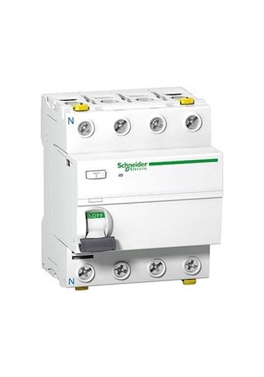 Schneider 4 Kutuplu Trifaze 4P 40A 30Ma Kaçak Akım Rölesi