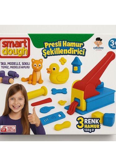 Smart Dough Presli Hamur Şekillendirici Çok  Renkli