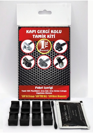 Barrer Hyundai Accent ERA Kapı Gergi (Limitör) Tamir Kiti (2 Kapı Set)