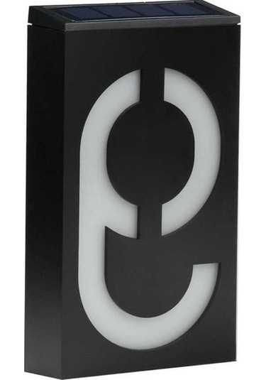 Pazly Pratik Güneş Enerjili Kapı Numarası Lambası - Ip55 Su Geçirmez, Kolay Kurulum, 9 Adet Led Güneş Enerjili, Otomatik Aç-kapat, Su Geçirmez Kapı Numarası Lambaları, Dayanıklı Ve Kolay Kurulum