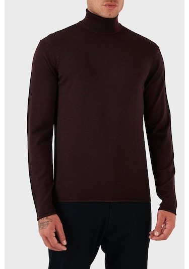 Emporio Armani Erkek Kazak Em002025 Af14195 F5009 Bordo Bordo