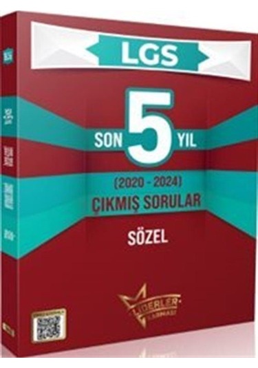 Lgs Son 5 Yıl Sözel Dersler Çıkmış Sorular 2020-2024 / Kolektif