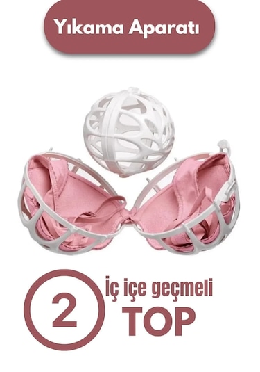 2'li Set Bıçak Bileyici Ve 2 Adet Sütyen Yıkama Topu Beyaz