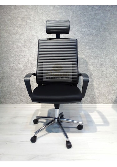 Petek Başlıklı Yönetici Koltuğu Deri