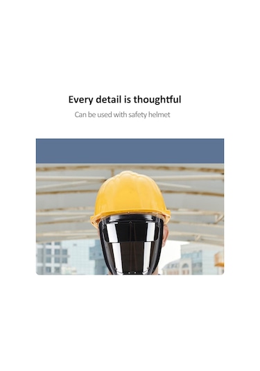 180 Geniş Görüşlü Pc Kaynak Maskesi Siyah S