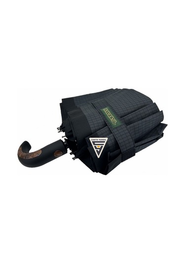 April A-226g A8 Baston Sap 10 Telli Tam Otomatik Şemsiye Siyah